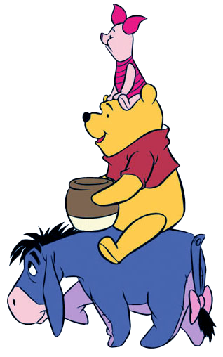 Eeyore. Winnie-the-Pooh. AA M