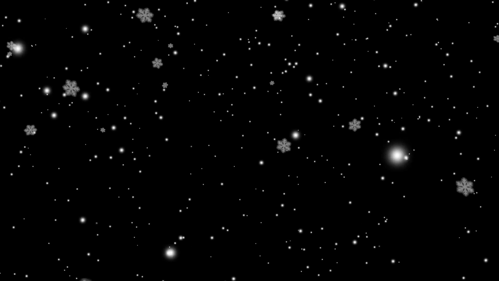 Winter Christmas Black Background With Falling Snow. Slow Motion Snowflake 3D Animation, Full Hd. Motion Background   Videoblocks - Winter, Transparent background PNG HD thumbnail