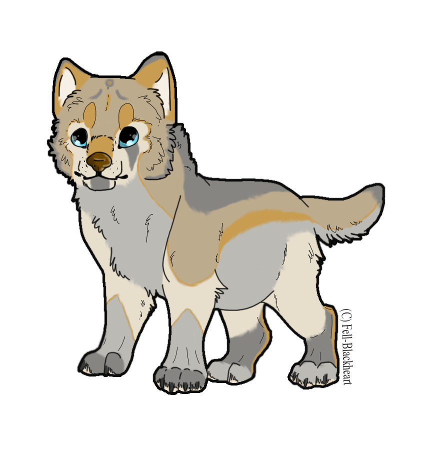 Free Draw To Adopt Wolf Pup   Closed By Cgdragon On Clipart Library - Wolf Pup, Transparent background PNG HD thumbnail