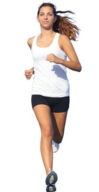 Mujer Correr.png (205×396) - Woman Jogging, Transparent background PNG HD thumbnail