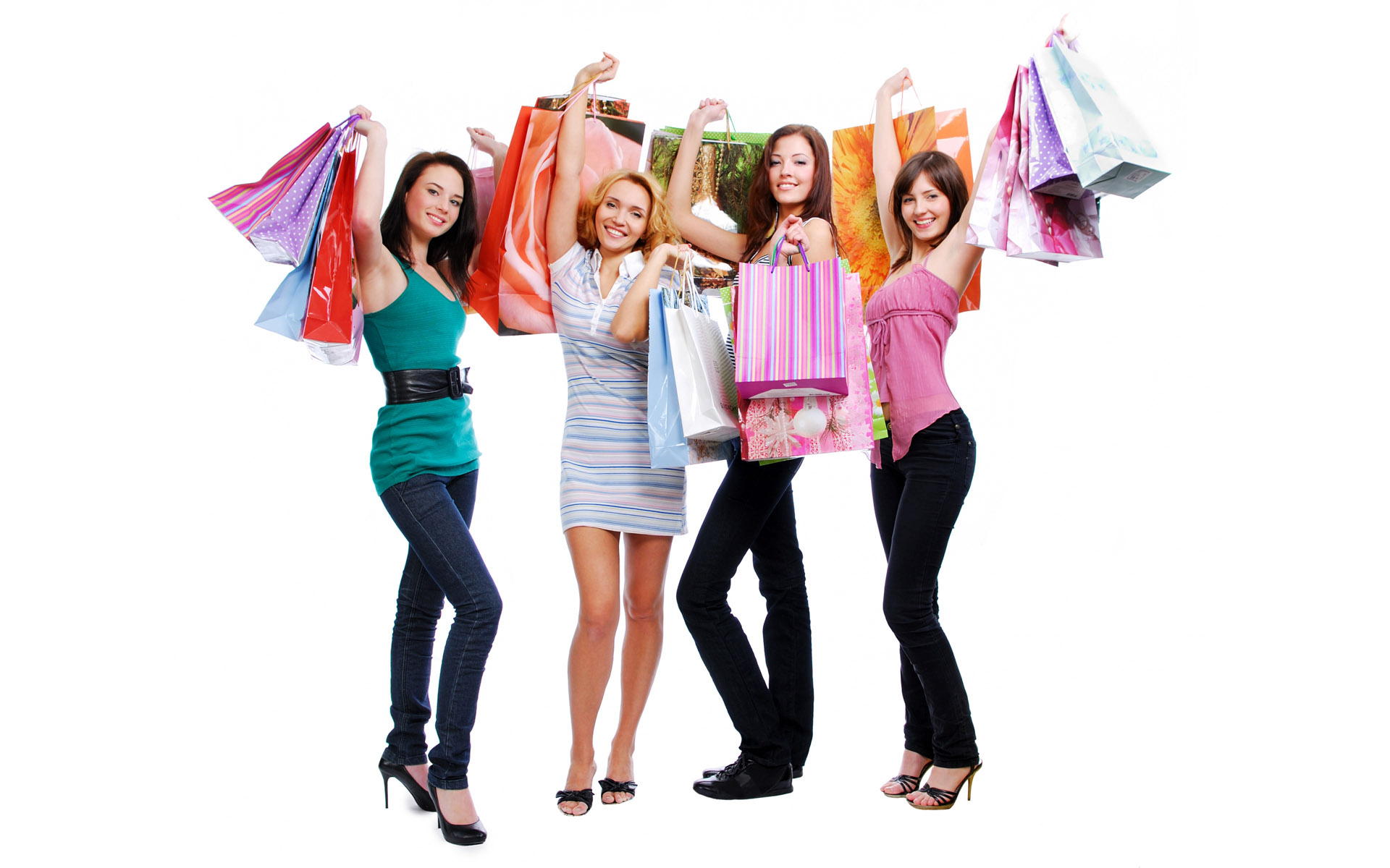 24192 Hd Women Shopping - Women Shopping, Transparent background PNG HD thumbnail