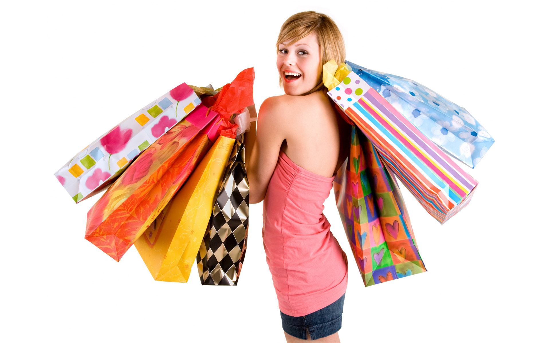 Totally, 100% Responsive Business - Women Shopping, Transparent background PNG HD thumbnail