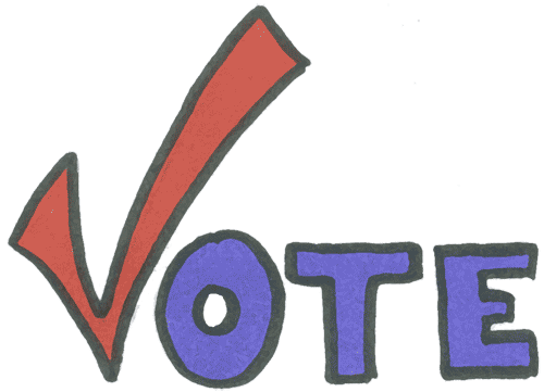 Vote Clip Art Free - Women Voting, Transparent background PNG HD thumbnail