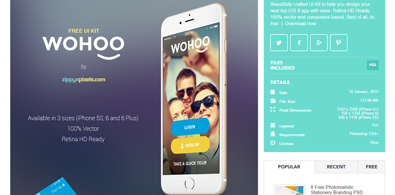 Woohoo Is A Ui Kit For Ios. #webdesign #uikits #mobiledesign #1Stwebdesigner - Woo Hoo, Transparent background PNG HD thumbnail