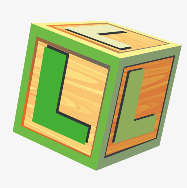 Green Wooden Block Letters, Green, Wood, Box Png And Vector - Wooden Block, Transparent background PNG HD thumbnail
