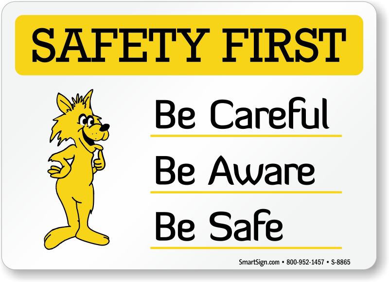 Safety signs and symbols. Hea