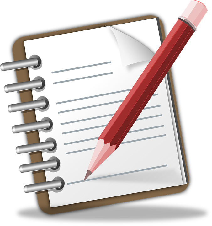 Notepad Memo Pencil Writing Note Author Publish - Writing A Note, Transparent background PNG HD thumbnail