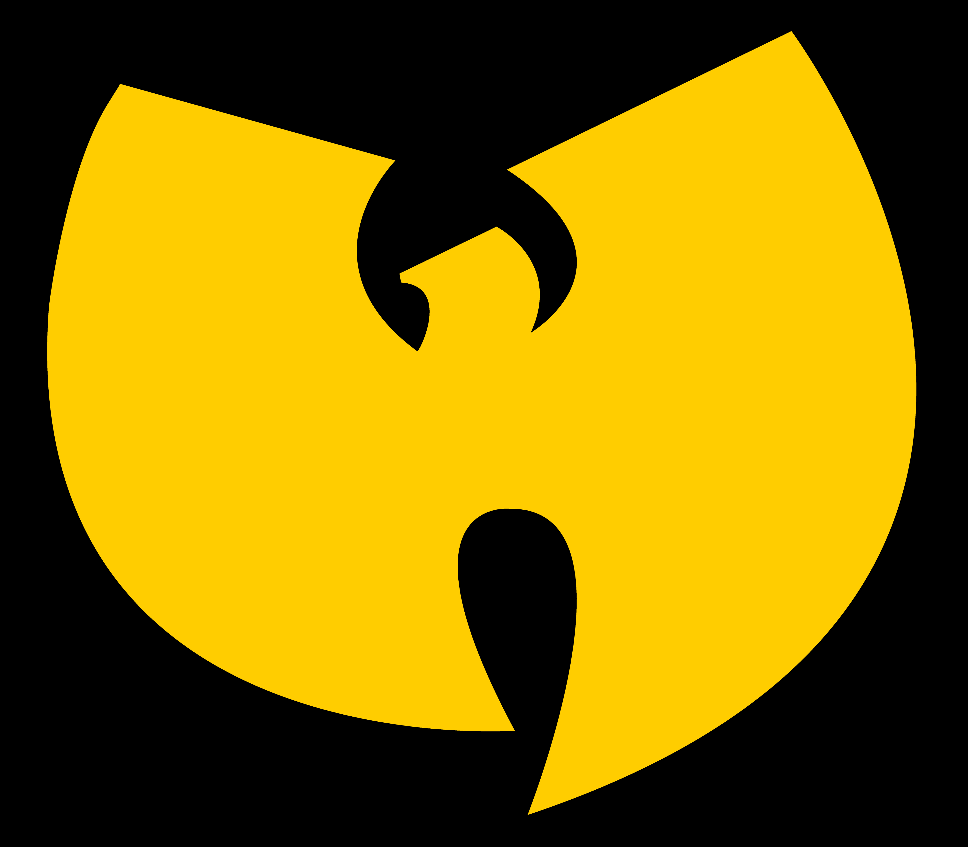 Wu Tang Clan Logo, Yellow Black - Wu Tang Clan, Transparent background PNG HD thumbnail