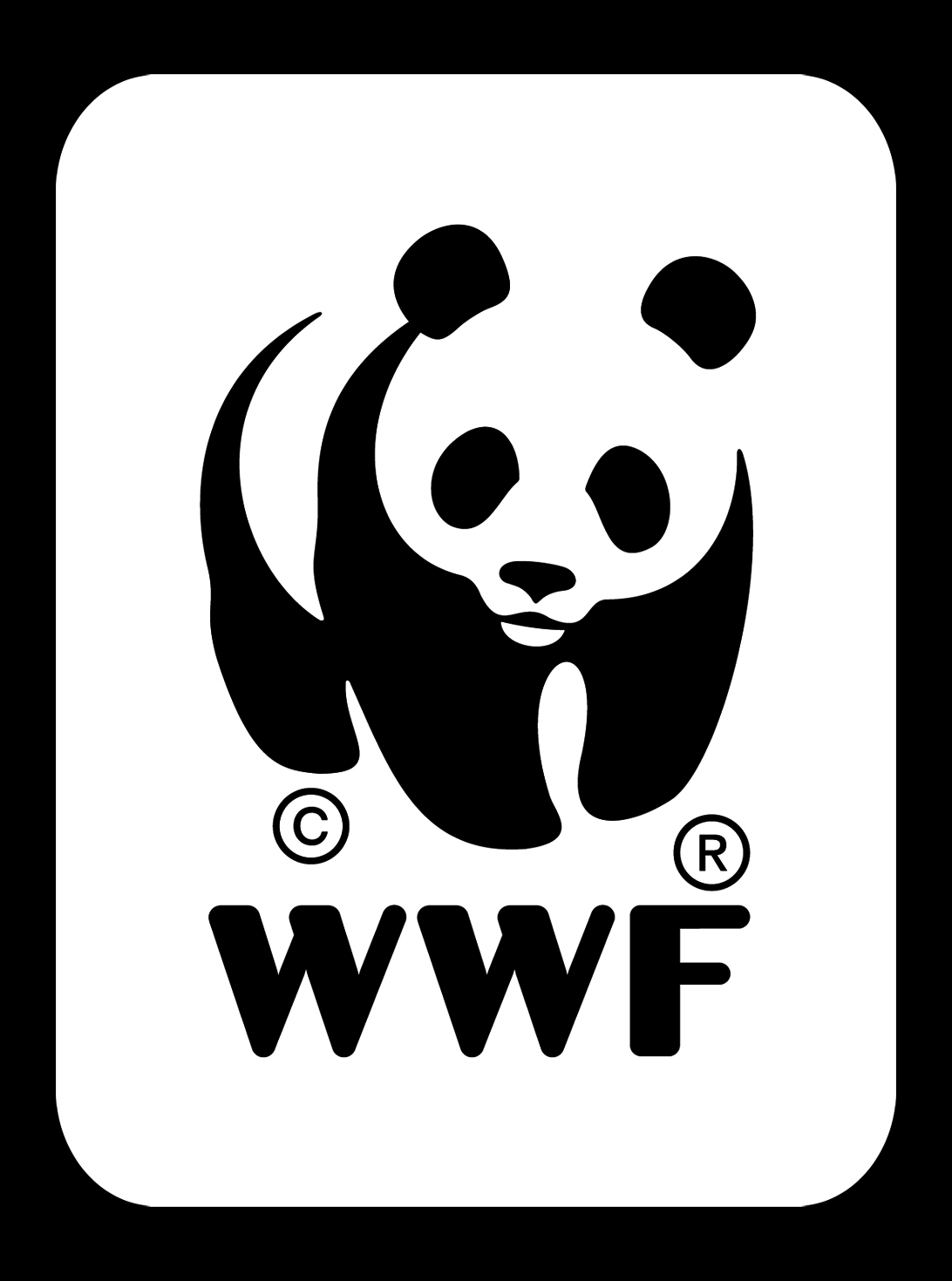 Wwf Logo (World Wildlife Fund) By Peter Scott (Uk) U2013 Logo Panda - Wwf Vector, Transparent background PNG HD thumbnail