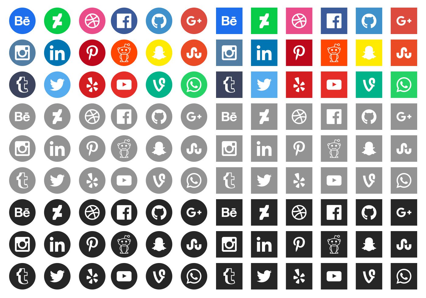 Social Network Logo Collectio