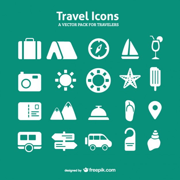 Travel Icons Set - Www Gratis, Transparent background PNG HD thumbnail