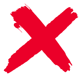 X Png Image #35402 - Red Cross Mark, Transparent background PNG HD thumbnail