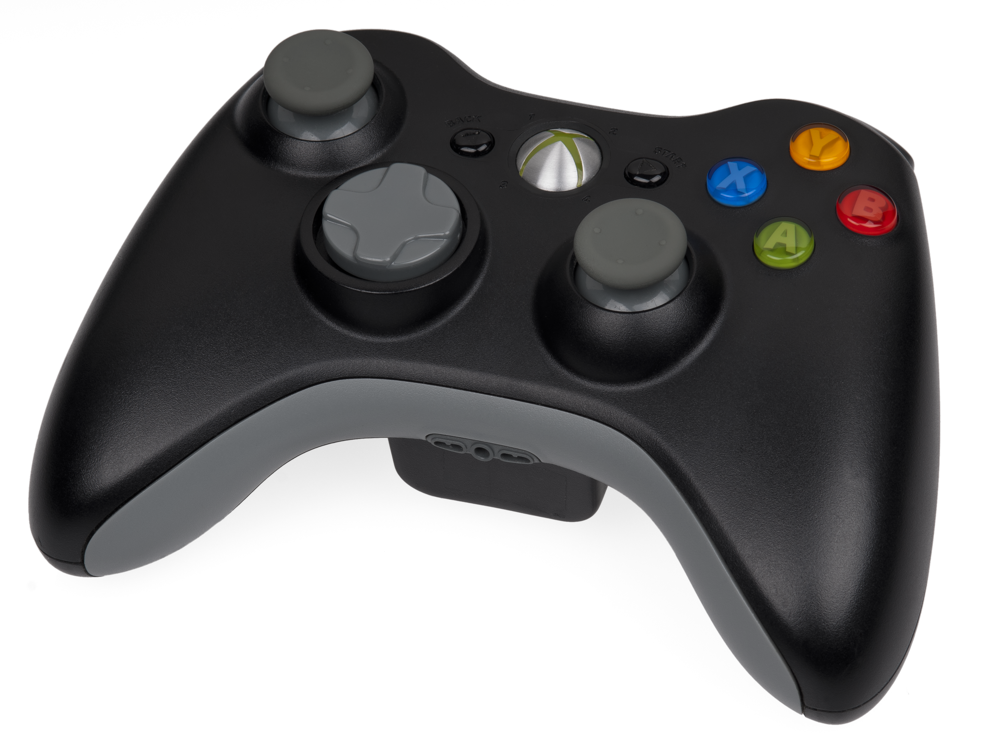 File:xbox 360 Controller Black.png - Xbox 360 Controller, Transparent background PNG HD thumbnail