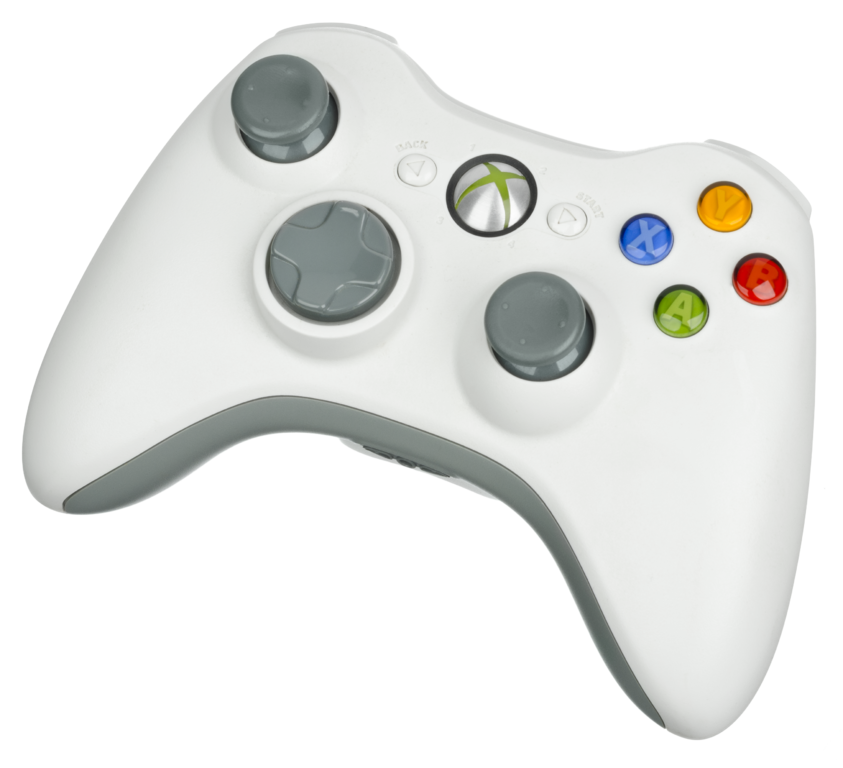 File:xbox 360 Wireless Controller White.png - Xbox 360 Controller, Transparent background PNG HD thumbnail