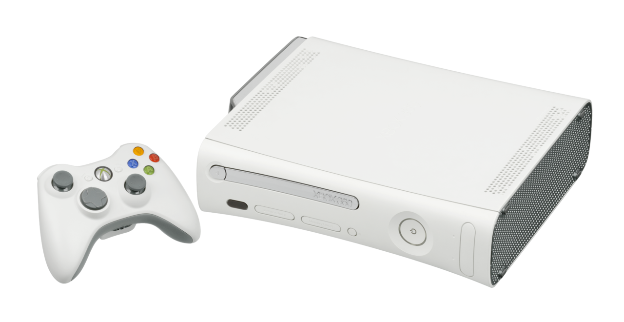 File:microsoft Xbox 360 Pro Flat Wcontroller L.png - Xbox 360, Transparent background PNG HD thumbnail