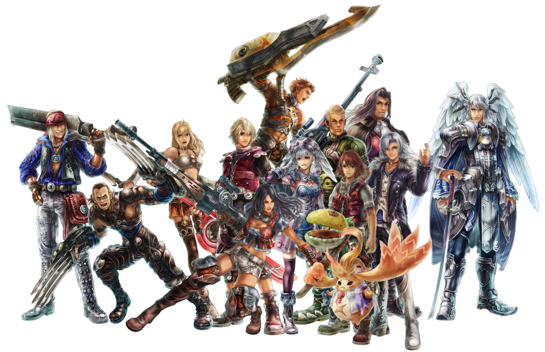 Characters.png - Xenoblade Chronicles, Transparent background PNG HD thumbnail