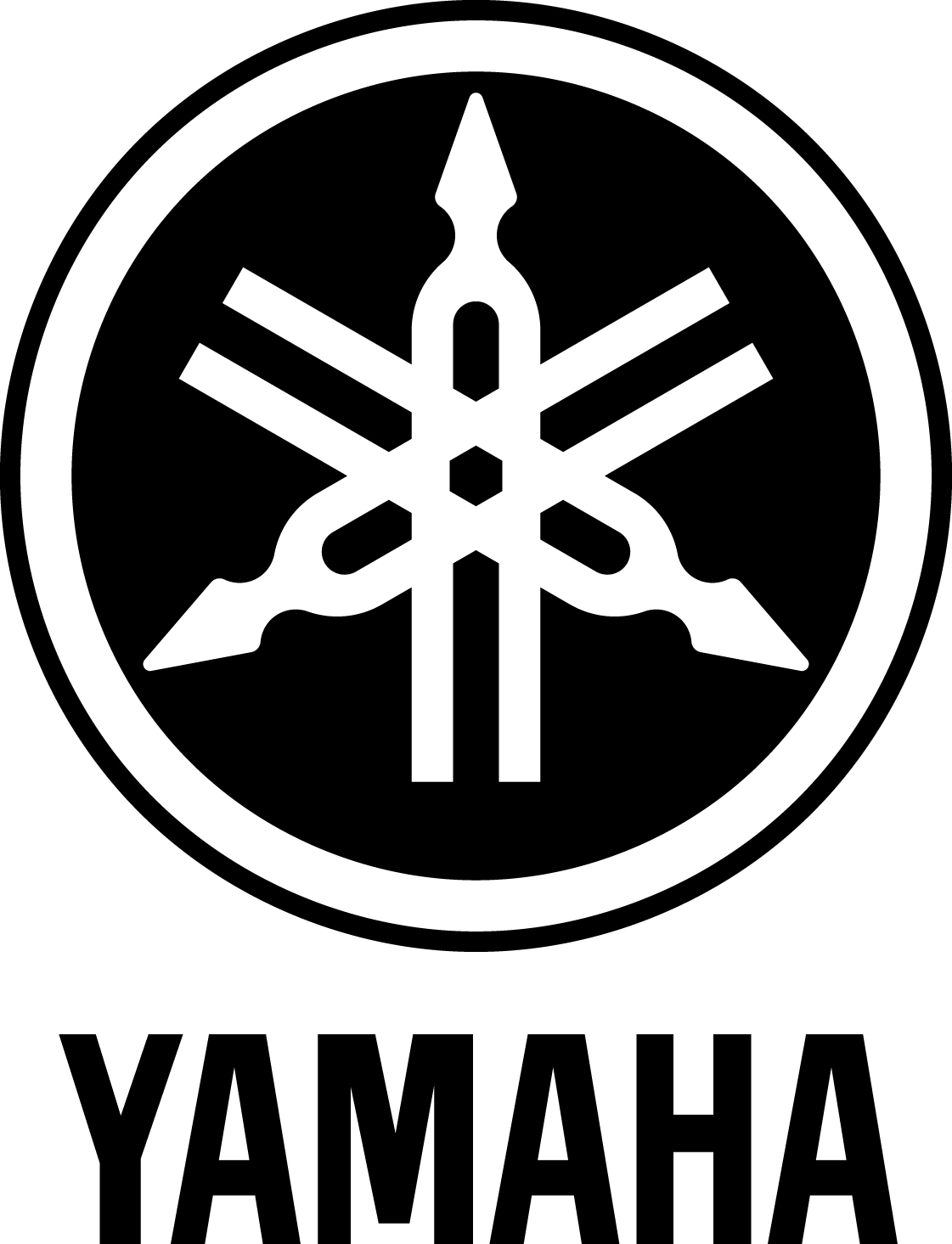 Yamaha Logo - Black u0026 Whi