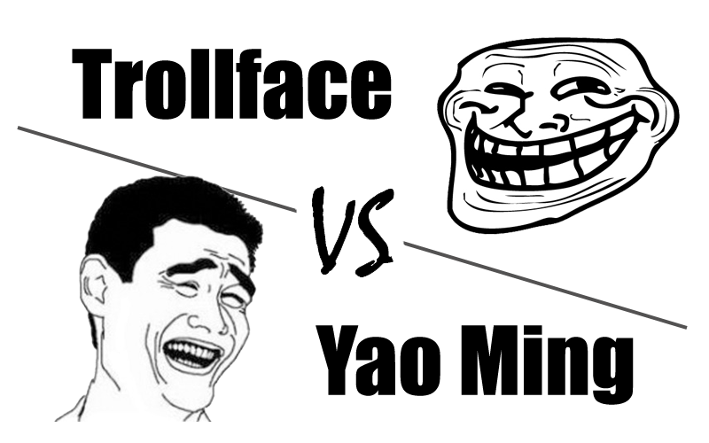 Trollface Vs Yao Ming Png Image #43127 - Yao Ming Face, Transparent background PNG HD thumbnail