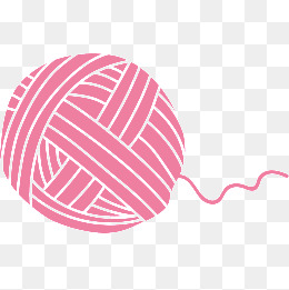 Pink Wool Ball Vector Material, Pink, Ball Of Yarn, Vector Png And Vector - Yarn Border, Transparent background PNG HD thumbnail