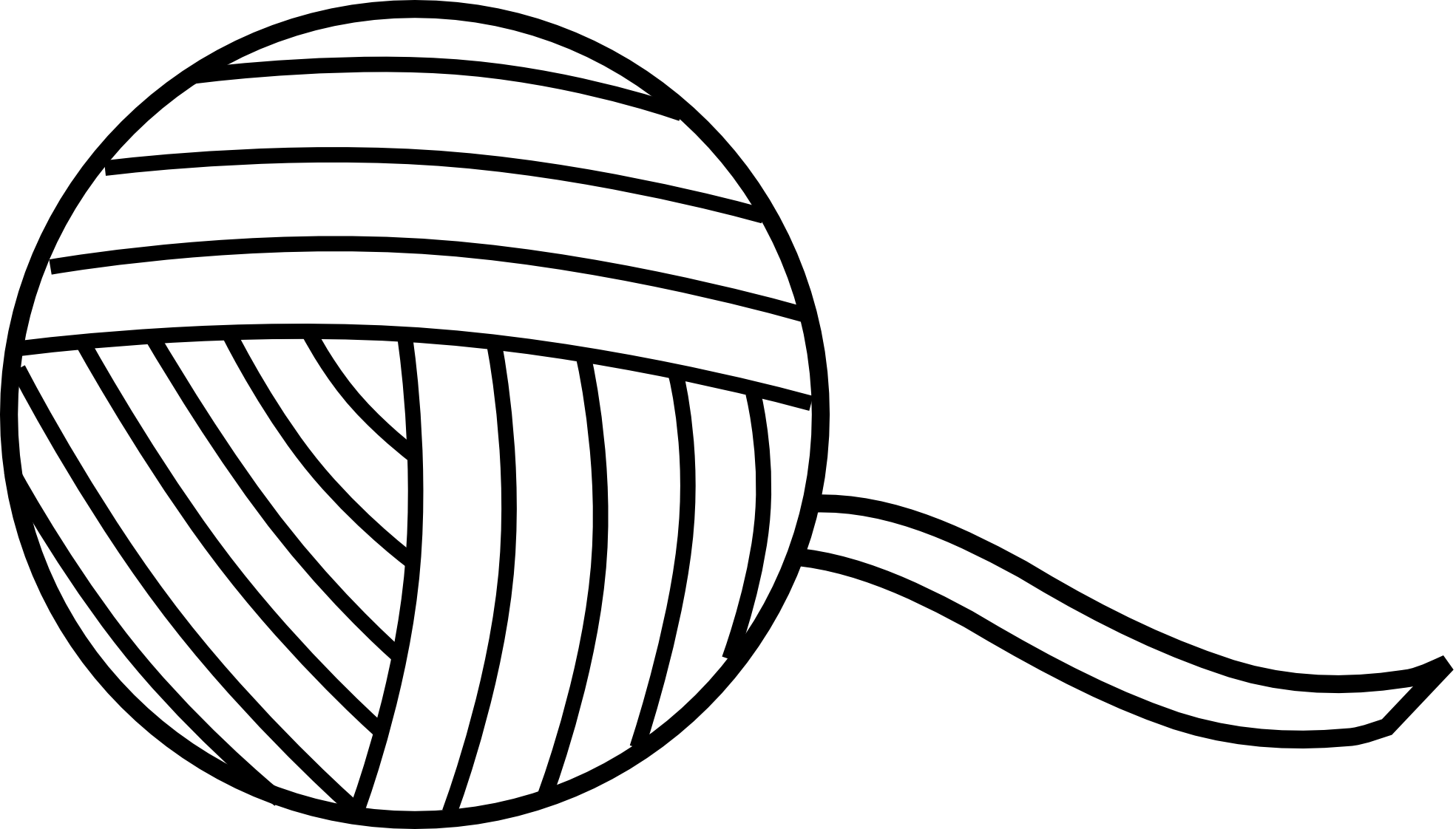 Yarn Clipart Black And White - Yarn Black And White, Transparent background PNG HD thumbnail