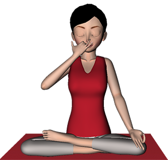 Anulom Vilom Pranayama Yoga Alternate Nostril Breathing Benefits Steps 7Pranayama - Yoga Breathing, Transparent background PNG HD thumbnail