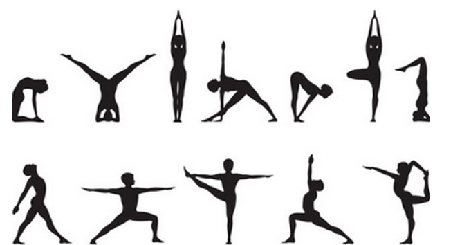 Variety Of Yoga Poses - Yoga Poses, Transparent background PNG HD thumbnail