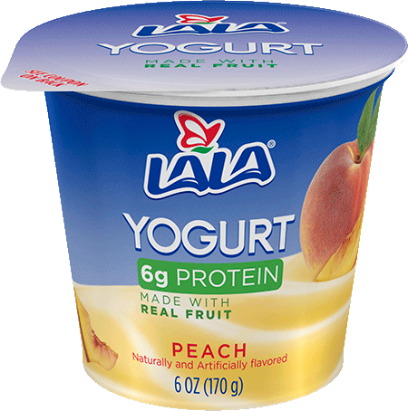 Lala Peach Cup Yogurt - Yogurt, Transparent background PNG HD thumbnail