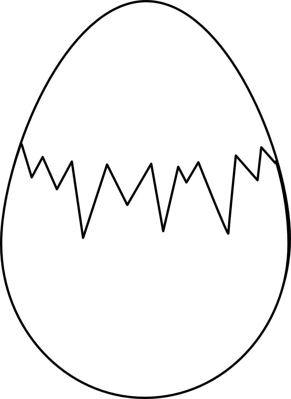 Black And White Of Egg Yolk C