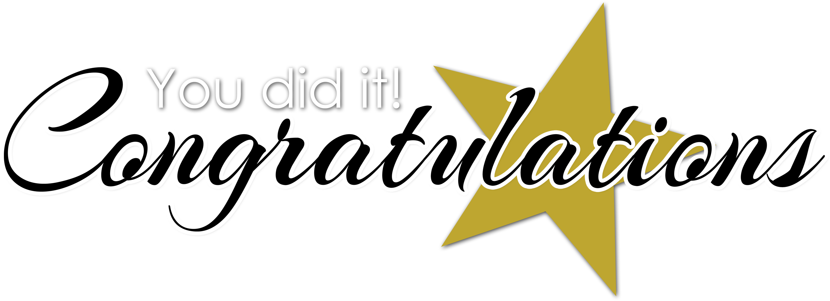 You Did It Png Hdpng.com 2768 - You Did It, Transparent background PNG HD thumbnail