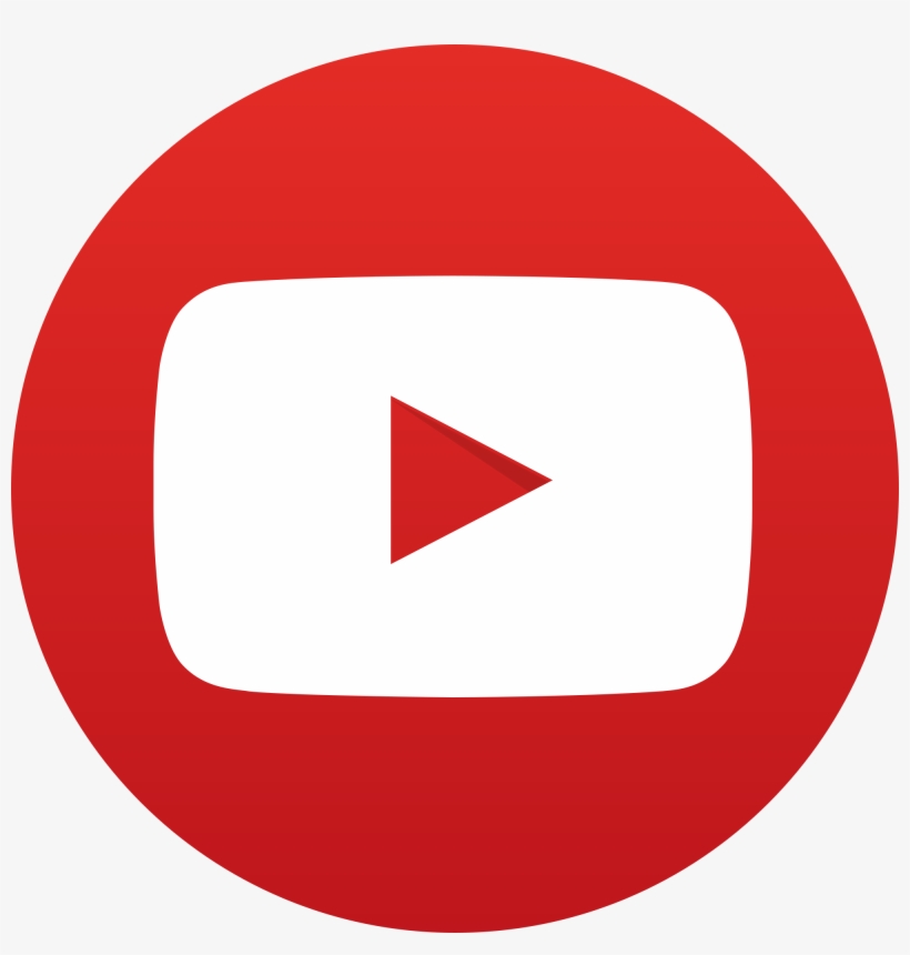 Youtube Play Button Png   Youtube Logo Round Png Png Image Pluspng.com  - Youtube Play, Transparent background PNG HD thumbnail