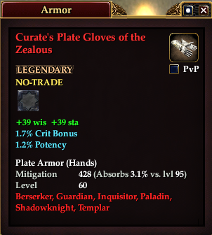 Curateu0027S Plate Gloves Of The Zealous.png - Zealous, Transparent background PNG HD thumbnail