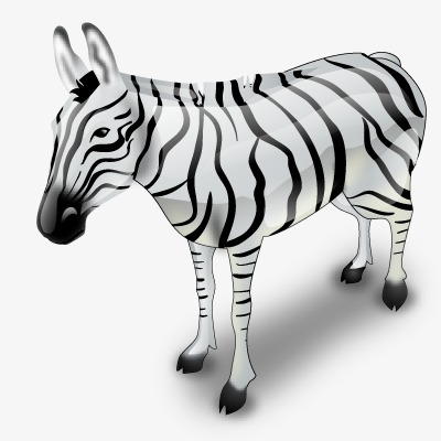 Hd Zebra Pattern, Creative Zebra, Animal Material, Creative Cartoon Zebra Free Png Image - Zebra, Transparent background PNG HD thumbnail