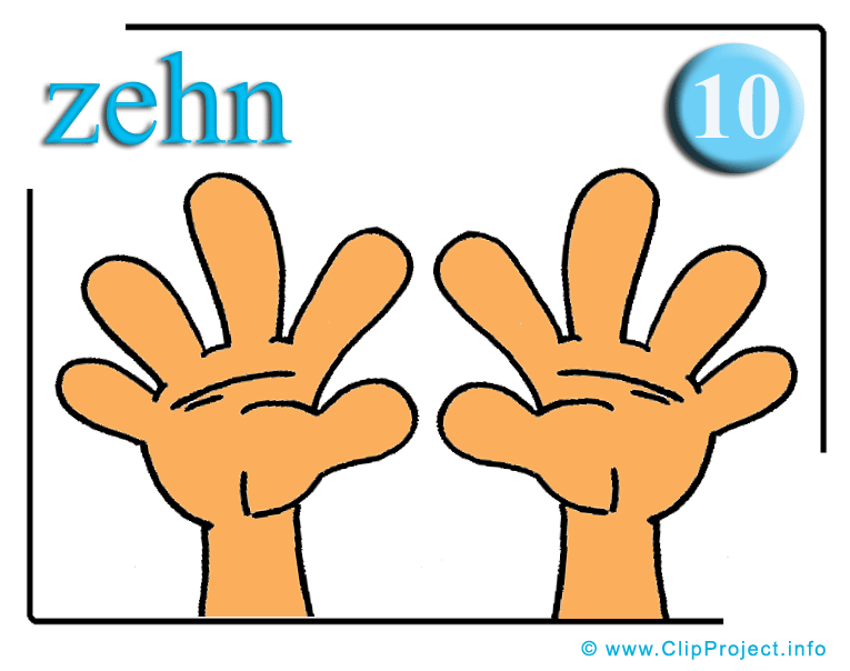 Zehn Finger Clipart Für Mathe - Zehn Finger, Transparent background PNG HD thumbnail