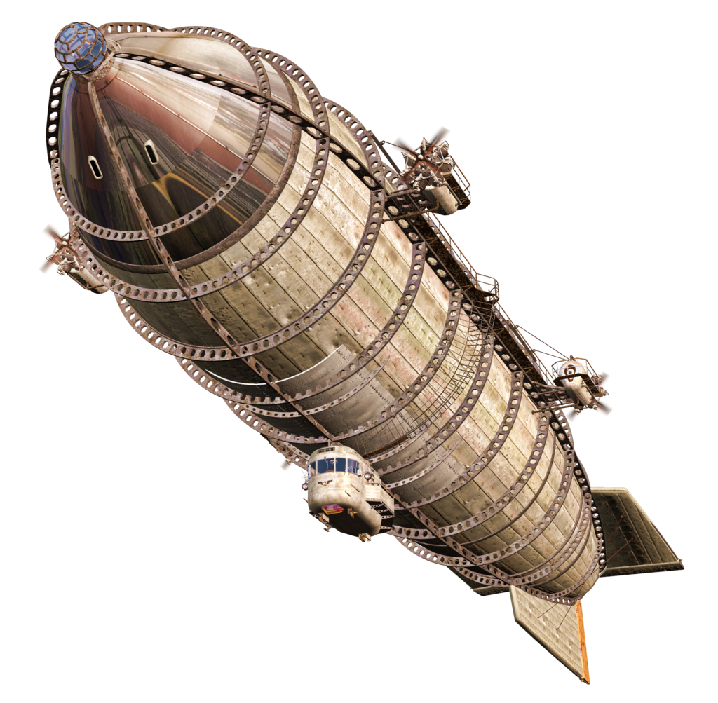 . Hdpng.com Steam Airship 01 Png Stock By Roy3D - Zeppelin, Transparent background PNG HD thumbnail