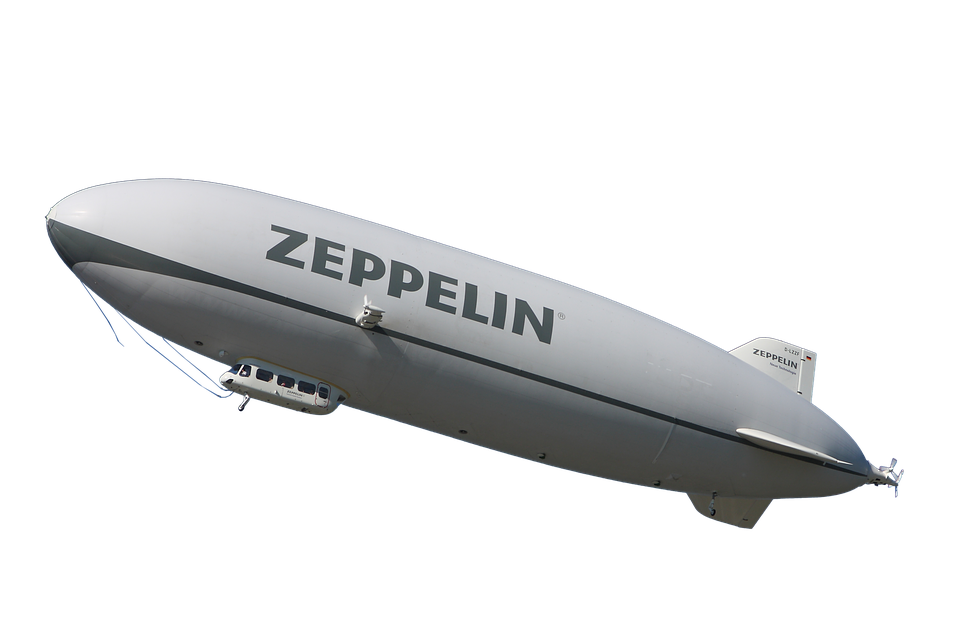 Zeppelin, Airship, Fly, Aviation, Aircraft, Float - Zeppelin, Transparent background PNG HD thumbnail