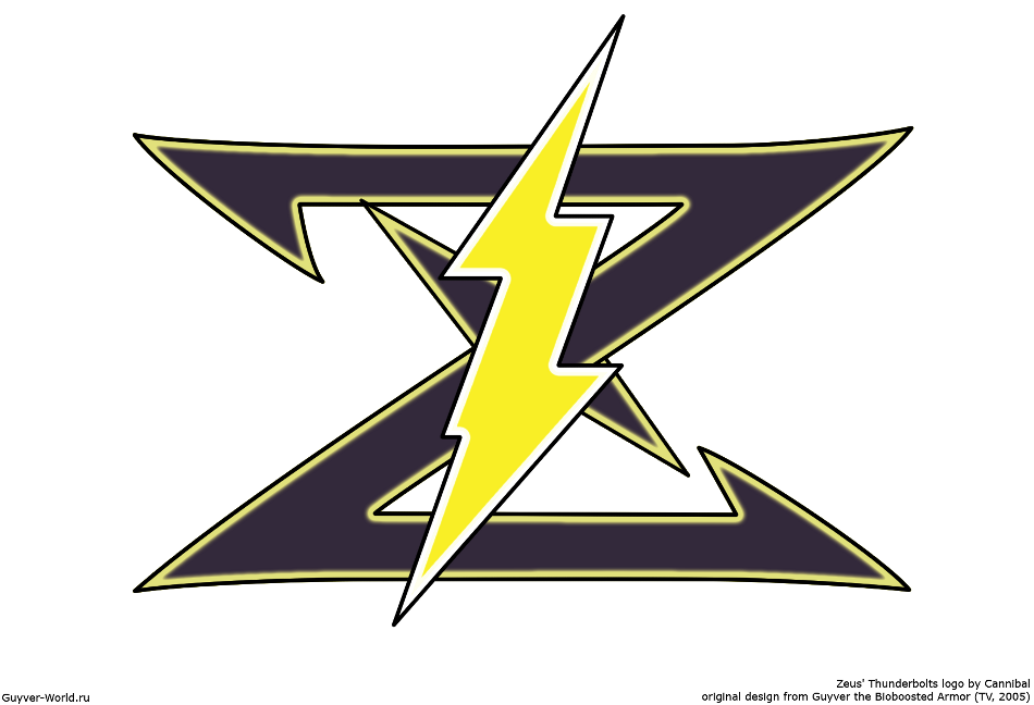 Image   Zeusu0027 Thunderbolts Logo.png | Guyver Wiki | Fandom Powered By Wikia - Zeus Thunderbolt, Transparent background PNG HD thumbnail