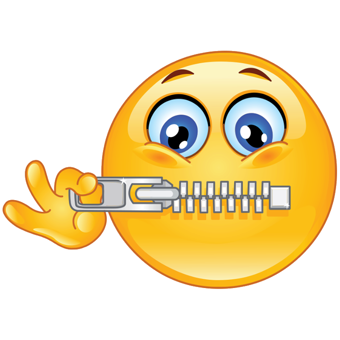 Zip Mouth Png - Emoticon, Transparent background PNG HD thumbnail