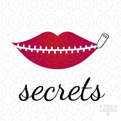 Secrets Logo Zipped Lips - Zipped Lips, Transparent background PNG HD thumbnail