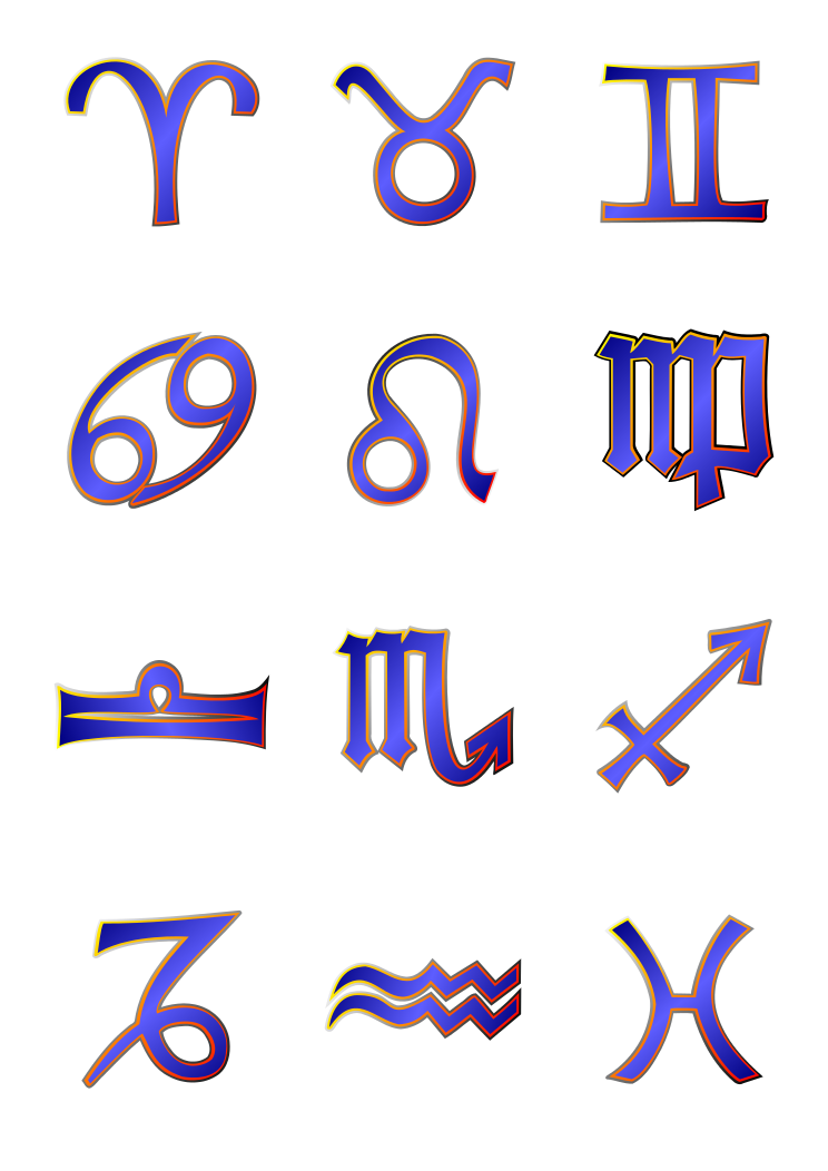 Zodiac Sign Outlines   /signs_Symbol/zodiac /outline_Zodiac_Symbols/zodiac_Sign_Outlines.png.html - Zodiac Signs, Transparent background PNG HD thumbnail